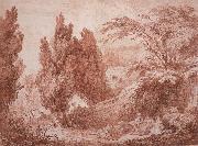 Jean-Honore Fragonard Park Landscape china oil painting reproduction